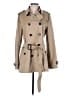 Burberry 100% Cotton Tan Trenchcoat Size S - photo 1