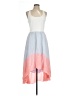 Hutch Color Block White Casual Dress Size L - photo 1