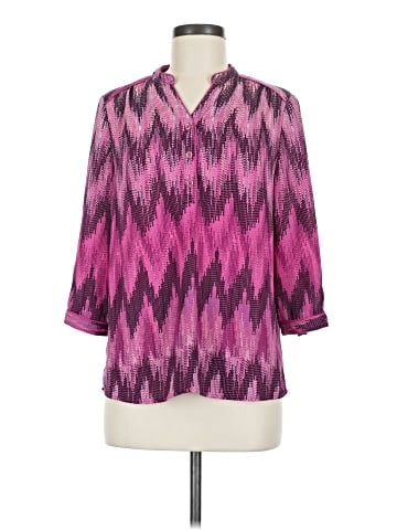 Notations 3/4 Sleeve Blouse (view 1)