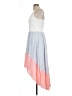 Hutch Color Block White Casual Dress Size L - photo 5