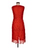 Ann Taylor 100% Polyester Red Cocktail Dress Size 6 - photo 2