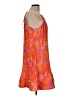 Taylor 100% Polyester Tie-dye Orange Cocktail Dress Size L - photo 4