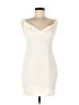 TOBI Solid Ivory Cocktail Dress Size L - photo 1