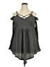 Rose Gal Gray Sleeveless Blouse Size 3X - photo 1