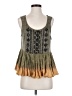 Akemi + Kin Green Sleeveless Blouse Size S - photo 1
