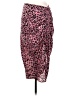 Sugar Lips 100% Polyester Animal Print Pink Casual Skirt Size S - photo 1