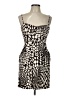 City Triangles Animal Print Ivory Cocktail Dress Size L - photo 1