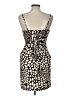 City Triangles Animal Print Ivory Cocktail Dress Size L - photo 2