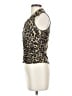 Cache 100% Polyester Gold Sleeveless Blouse Size S - photo 5
