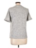 Unbranded 100% Polyester Tweed Gray Short Sleeve T-Shirt Size L - photo 2