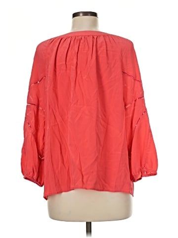 Trina Turk 3/4 Sleeve Silk Top (view 2)