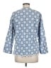 Zara Blue 3/4 Sleeve Blouse Size M - photo 2