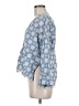 Zara Blue 3/4 Sleeve Blouse Size M - photo 5