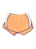 The North Face 100% Polyester Color Block Orange Athletic Shorts Size M - photo 1