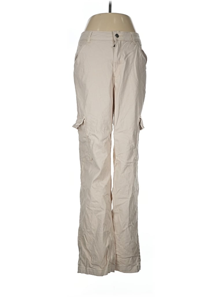 Pre-owned Hollister Cargo Pants In Tan