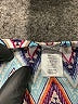 West Loop 100% Rayon Chevron-herringbone Blue Casual Dress Size L - photo 7
