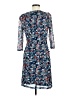 Zero 100% Polymide Paisley Blue Cocktail Dress Size EU 38 / US 8 - photo 2