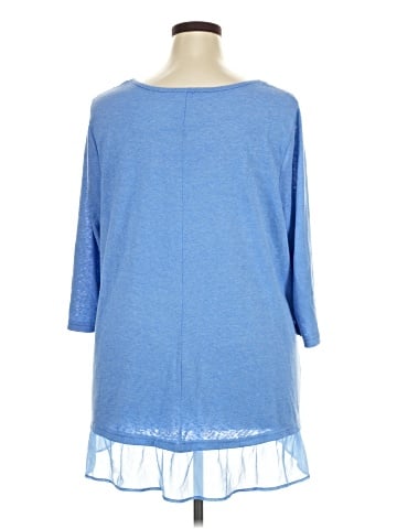 Woman Within 3/4 Sleeve Top (view 2)