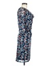Zero 100% Polymide Paisley Blue Cocktail Dress Size EU 38 / US 8 - photo 4