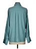 prologue 100% Polyester Solid Teal Long Sleeve Blouse Size XS - photo 2