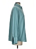 prologue 100% Polyester Solid Teal Long Sleeve Blouse Size XS - photo 4