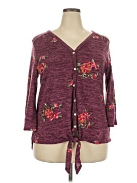 Fig And Flower 3/4 Sleeve Top
