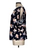 Double Click Blue 3/4 Sleeve Blouse Size L - photo 5