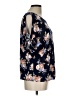 Double Click Blue 3/4 Sleeve Blouse Size L - photo 4