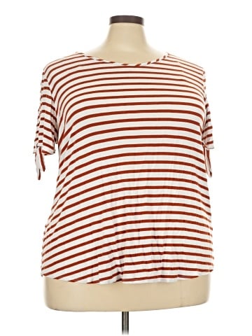 Green Envelope Short Sleeve Top (view 1)