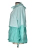 Nike 100% Polyester Color Block Teal Windbreaker Size L - photo 5