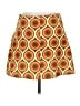 Cider Print Orange Casual Skirt Size M - photo 2
