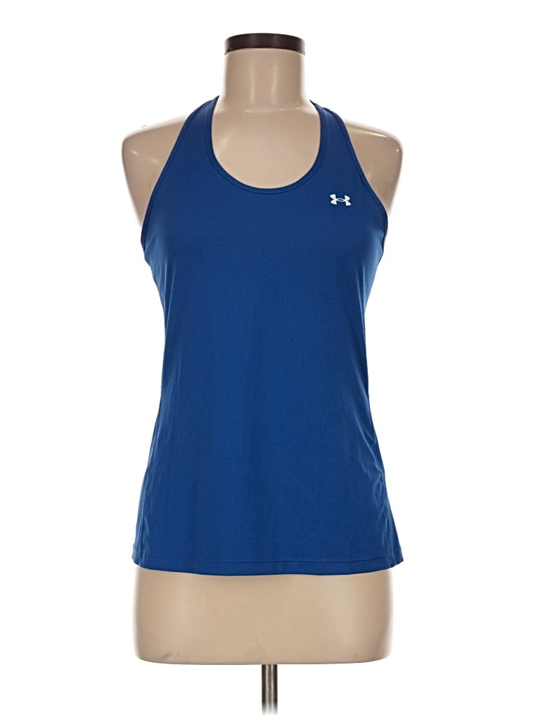 Pre-owned Under Armour Active Tank Top In Blue