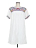 BeachLunchLounge 100% Cotton White Casual Dress Size M - photo 1