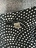 T Tahari 100% Polyester Polka Dots Black Long Sleeve Blouse Size M - photo 7