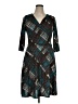 Rabbit Rabbit Rabbit Designs Argyle Teal Casual Dress Size 14 - photo 1