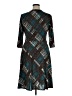 Rabbit Rabbit Rabbit Designs Argyle Teal Casual Dress Size 14 - photo 2