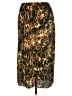 DKNY 100% Polyester Animal Print Gold Casual Skirt Size XL - photo 2