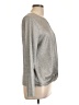 INC International Concepts Metallic Silver Long Sleeve Top Size L - photo 4