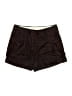 Fossil 100% Polyester Solid Brown Shorts Size 0 - photo 1