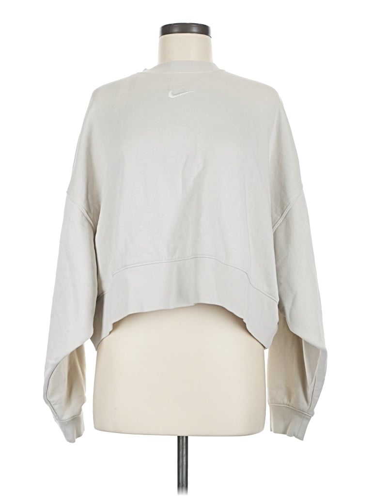 Pre-owned Nike Sweatshirt In Silver