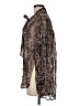 Reiss Animal Print Brown Long Sleeve Blouse Size 6 - photo 5