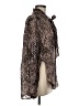 Reiss Animal Print Brown Long Sleeve Blouse Size 6 - photo 4