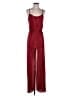 Forever 21 100% Polyester Solid Burgundy Jumpsuit Size S - photo 1