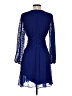 DKNY 100% Polyester Blue Cocktail Dress Size 4 - photo 2
