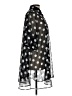 Gottex 100% Polyester Polka Dots Black Kimono Size L - photo 4