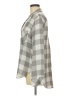 Billy T 100% Lyocell Checkered-gingham Gray Long Sleeve Button-Down Shirt Size M - photo 5