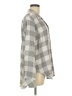 Billy T 100% Lyocell Checkered-gingham Gray Long Sleeve Button-Down Shirt Size M - photo 4