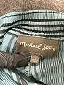 Michael Stars Stripes Teal Blue Casual Pants Size Lg (2) - photo 7