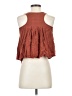 Jaloux Brown Sleeveless Blouse Size XS - photo 2