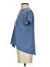 LILYSILK Blue Short Sleeve Top Size XS - photo 5